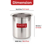 Stainless Steel Milk Boiler Pot with Lid – 1050 ML