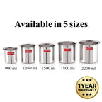 Stainless Steel Milk Pot with Lid, Milk Boiler Vessel, 2200 ml