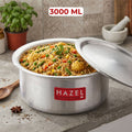 Induction Base Aluminium Tope(Patila) with Lid – 3000 ML, 22.5 cm