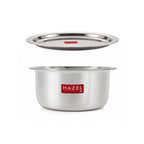 Induction Base Aluminium Tope(Patila) with Lid, 3500 ML, 24.7 cm