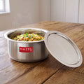 Induction Base Aluminium Tope(Patila) with Lid, 4300 ML, 26.2 cm