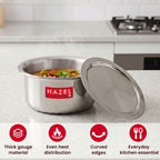 Induction Base Aluminium Tope(Patila) with Lid, 4300 ML, 26.2 cm