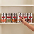 Transparent Wide Mouth Steel Container, 600 ML