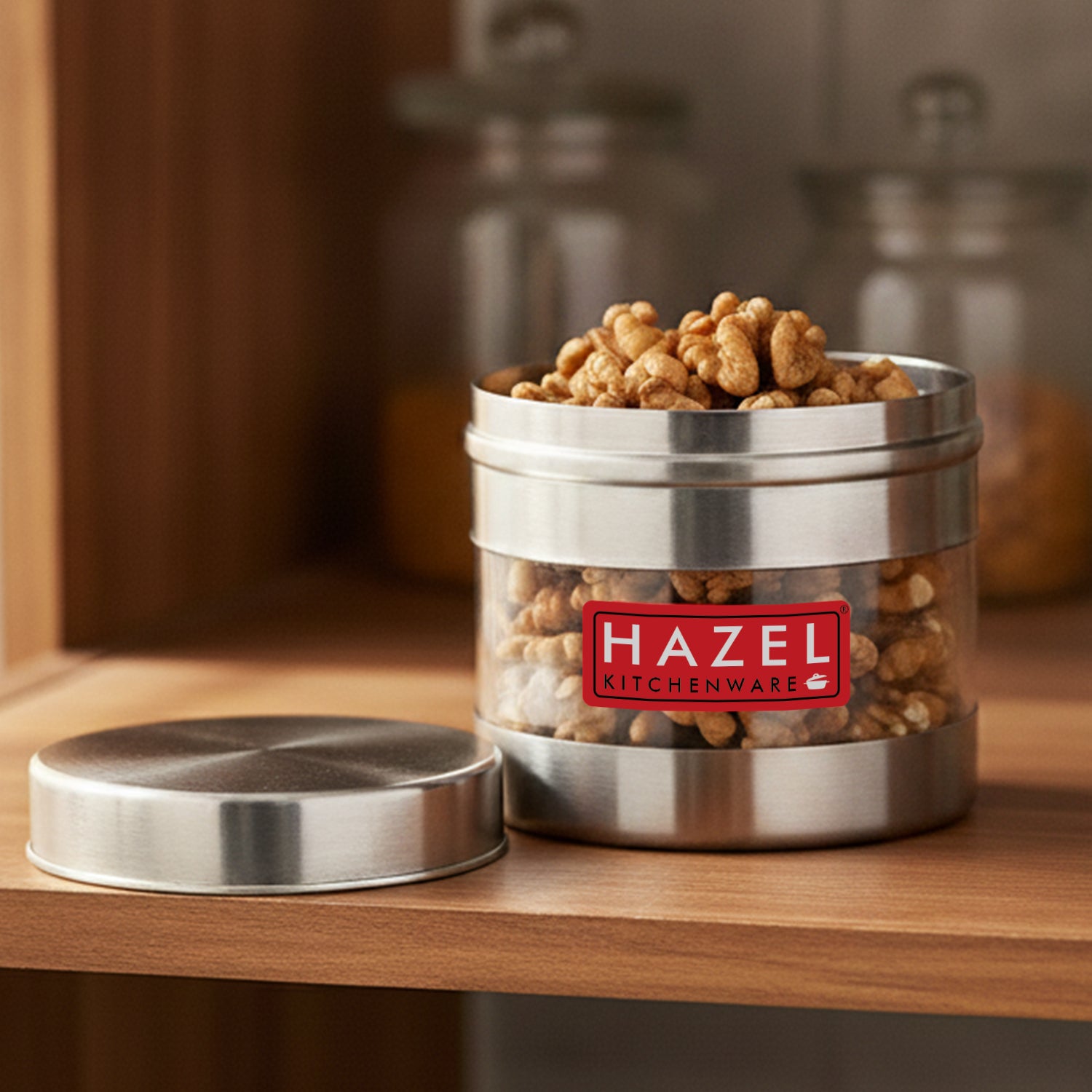 Stainless Steel Transparent Container - 500ML