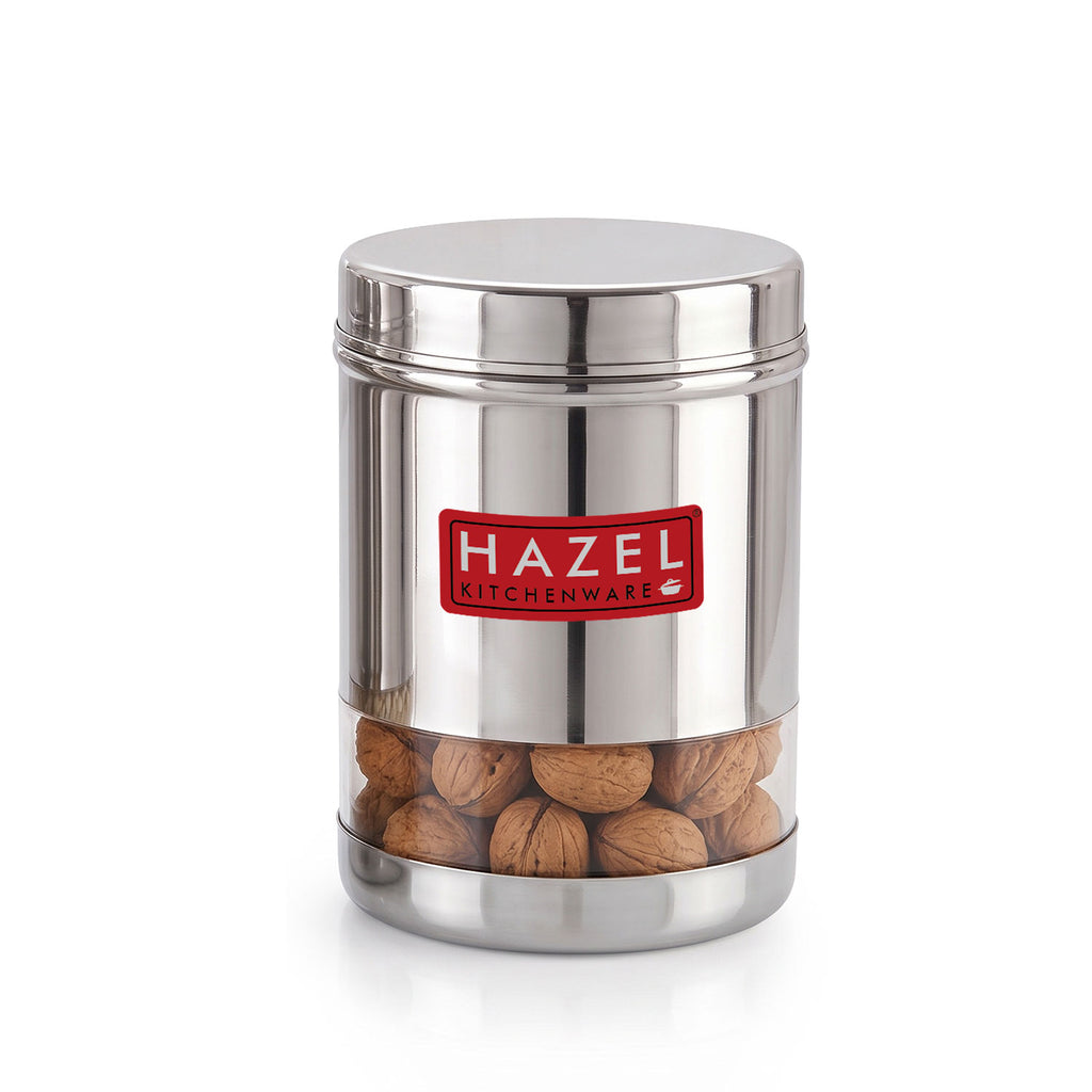 Stainless Steel Transparent Container, 950 ML