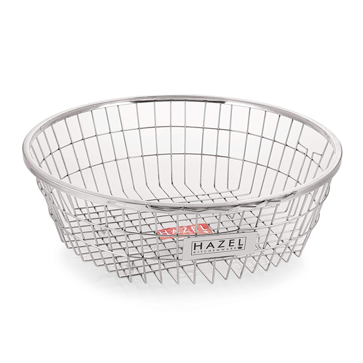 Stainless Steel Dish Drainer Bowl Bartan Basket Utensil Drying Rack Round Large Stand for Kitchen