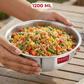 Triply Stainless Steel Induction Bottom Tasla, 1.2 L, 18.5 cm