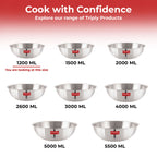 Triply Stainless Steel Induction Bottom Tasla, 1.2 L, 18.5 cm