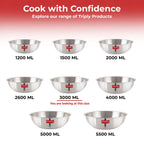 Triply Stainless Steel  Tasla with Induction Bottom, 3 L, 26.5 cm