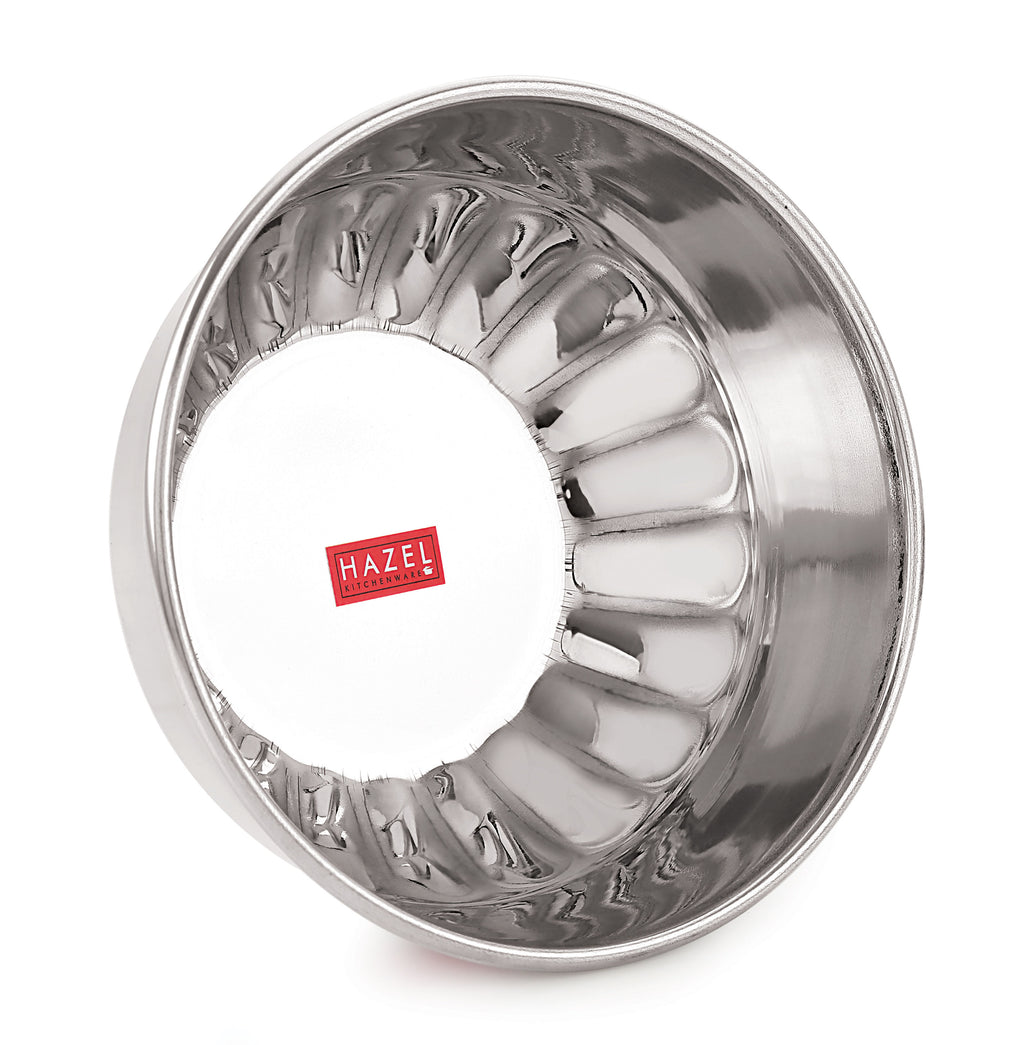 Stainless Steel Serving Bowl Wati Dessert Vati Katori, Set of 1, 300 ML, Silver