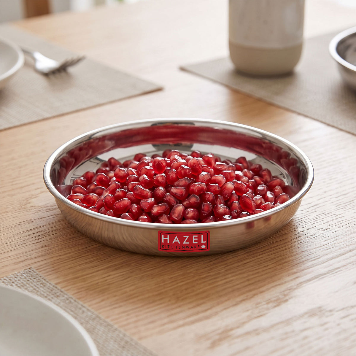 Stainless Steel Snack Dish Plates, Small Serving Plates for Daily Use