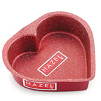 Aluminized Steel Cake Mould Non Stick Mold Heart Baking Pans 1/2kg, Red