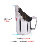 Stainless Steel Scoop Spoon With Handle, 700 ml, Silver