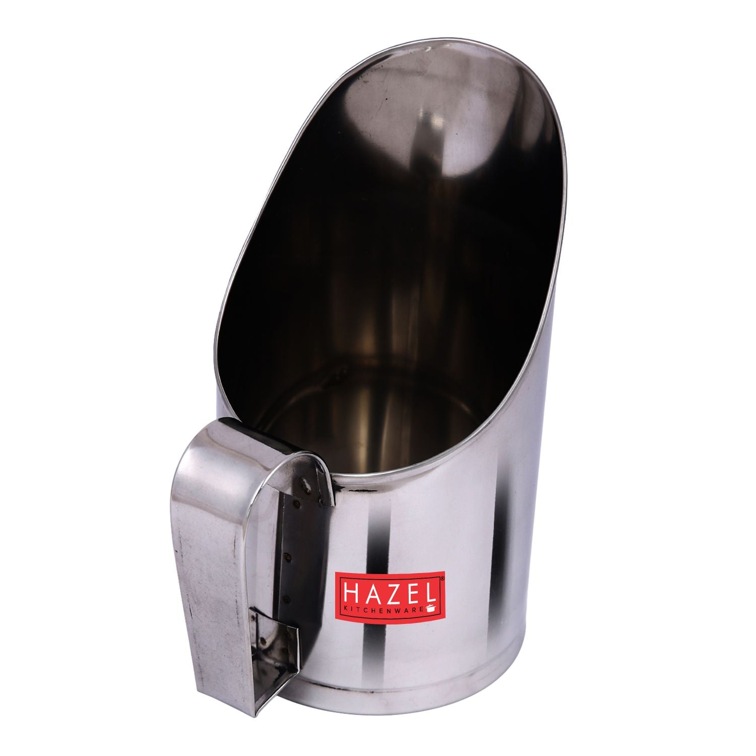 Stainless Steel Scoop Spoon With Handle, 700 ml, Silver