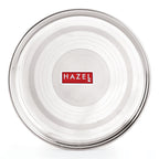 Stainless Steel Dinner Plate Set, Designer Steel Thali, 28.5 cm