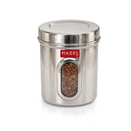 Steel Storage Container with Airtight Lid, Transparent, 1700 ML