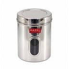 Steel Storage Container with Airtight Lid, Transparent, 2850 ML