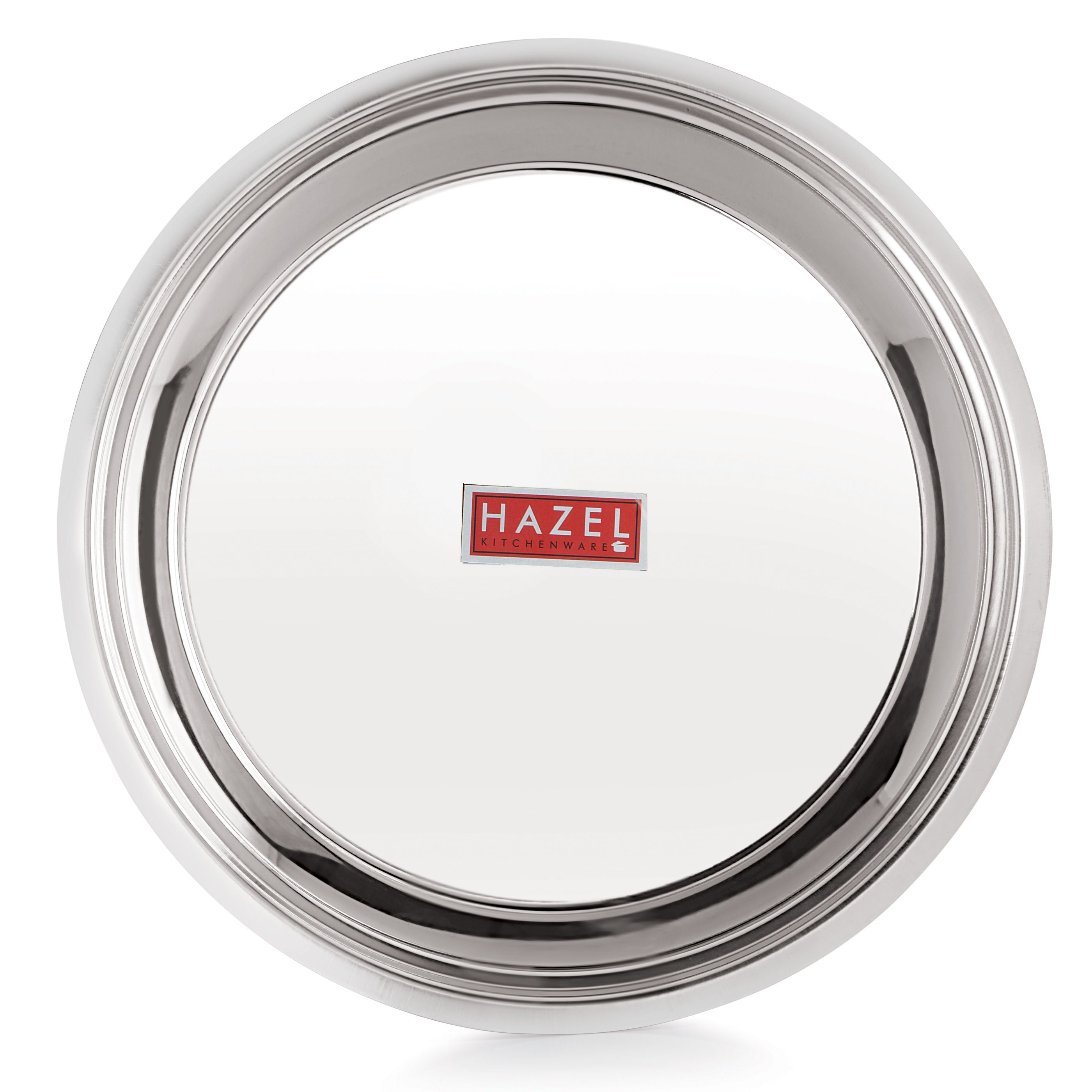 Stainless Steel Atta Parat 29 cm, 2L Dough Kneading Plate for Roti & Puri