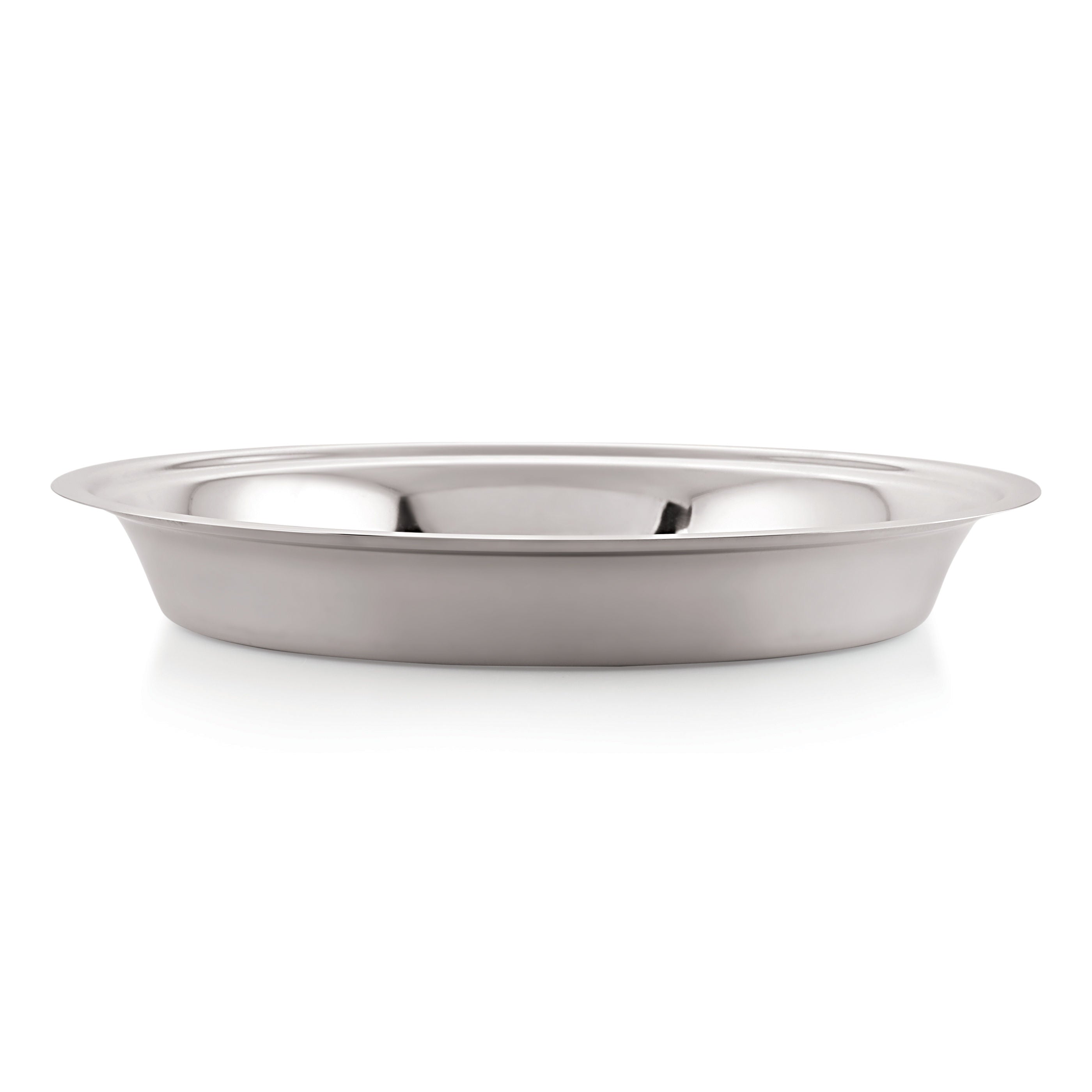 Stainless Steel Atta Parat 29 cm, 2L Dough Kneading Plate for Roti & Puri