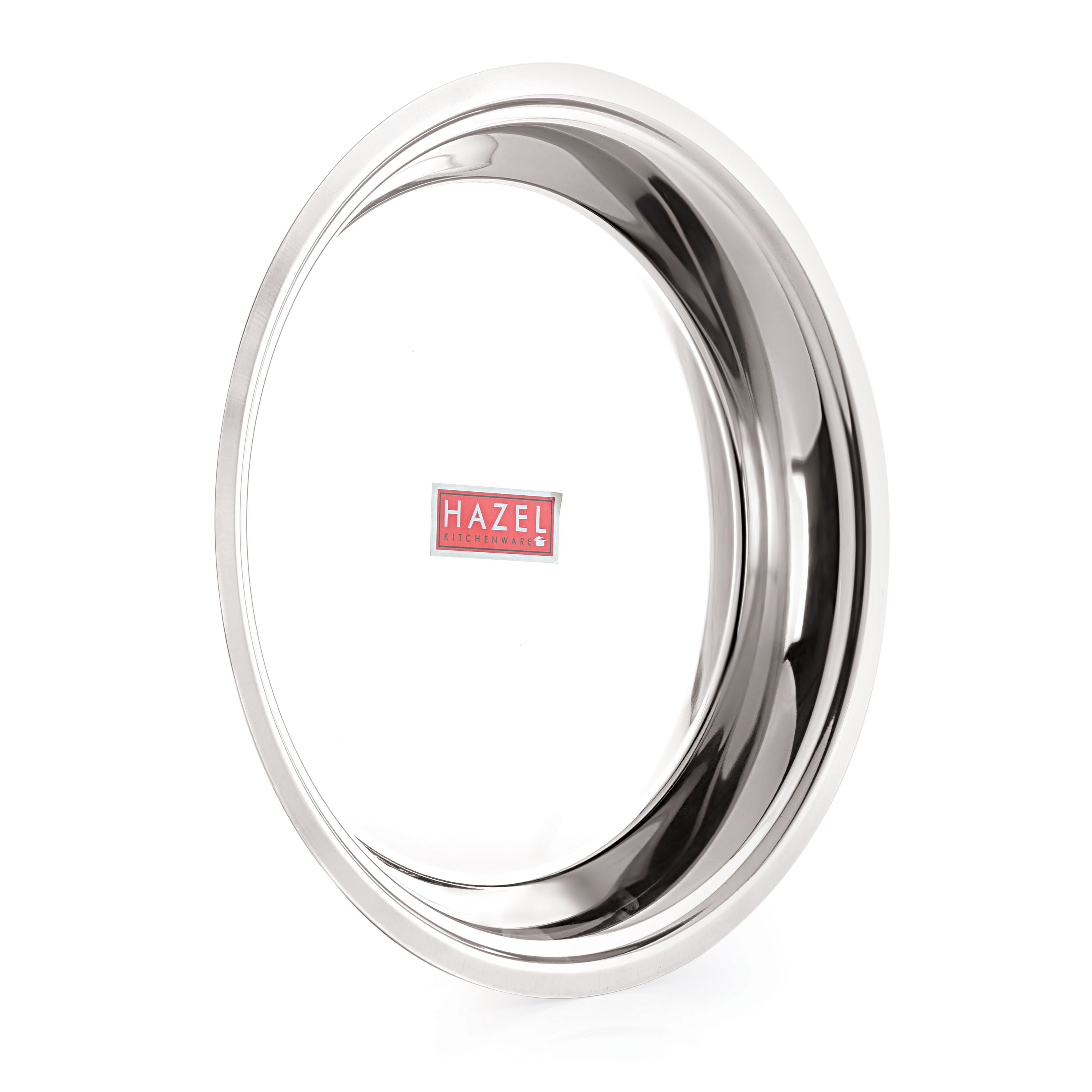 Stainless Steel Atta Parat 29 cm, 2L Dough Kneading Plate for Roti & Puri