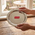 Stainless Steel Lid for Kadhai, Urli, Tope Cover, 18.4 Cm