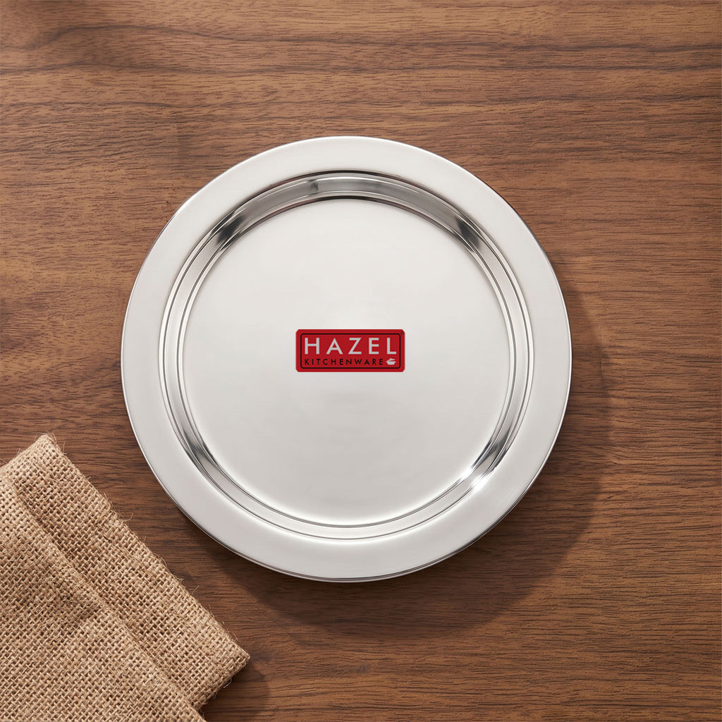 Stainless Steel Lid for Kadhai, Urli, Tope Cover, 18.4 Cm
