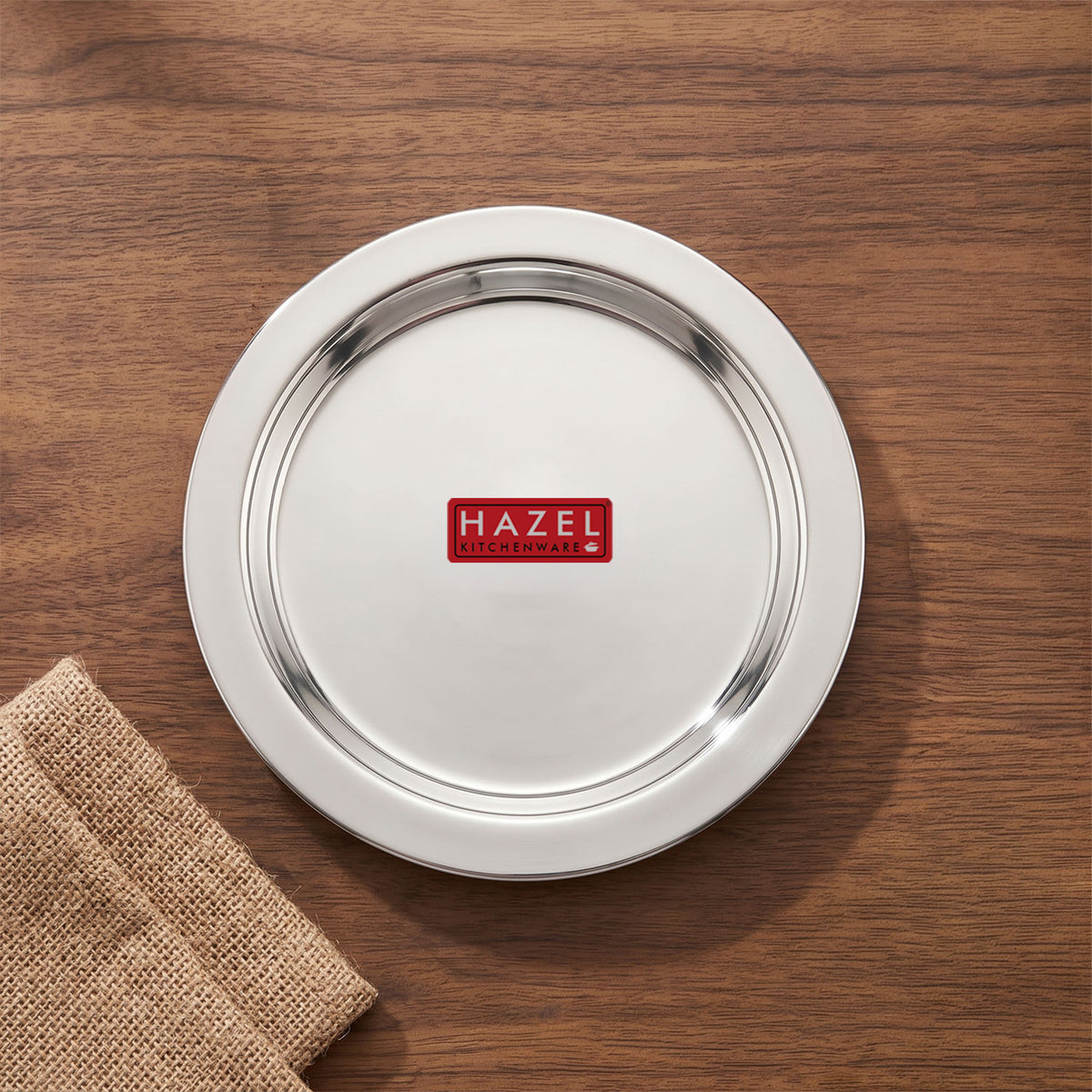 Stainless Steel Lid for Kadhai, Urli, Tope Cover, 18.4 Cm