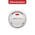 Stainless Steel Lid for Kadhai, Urli, Tope Cover, 18.4 Cm