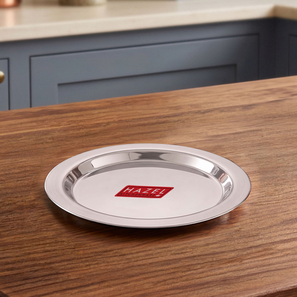 Stainless Steel Lid for Kadhai, Urli, Tope Cover, 18.4 Cm