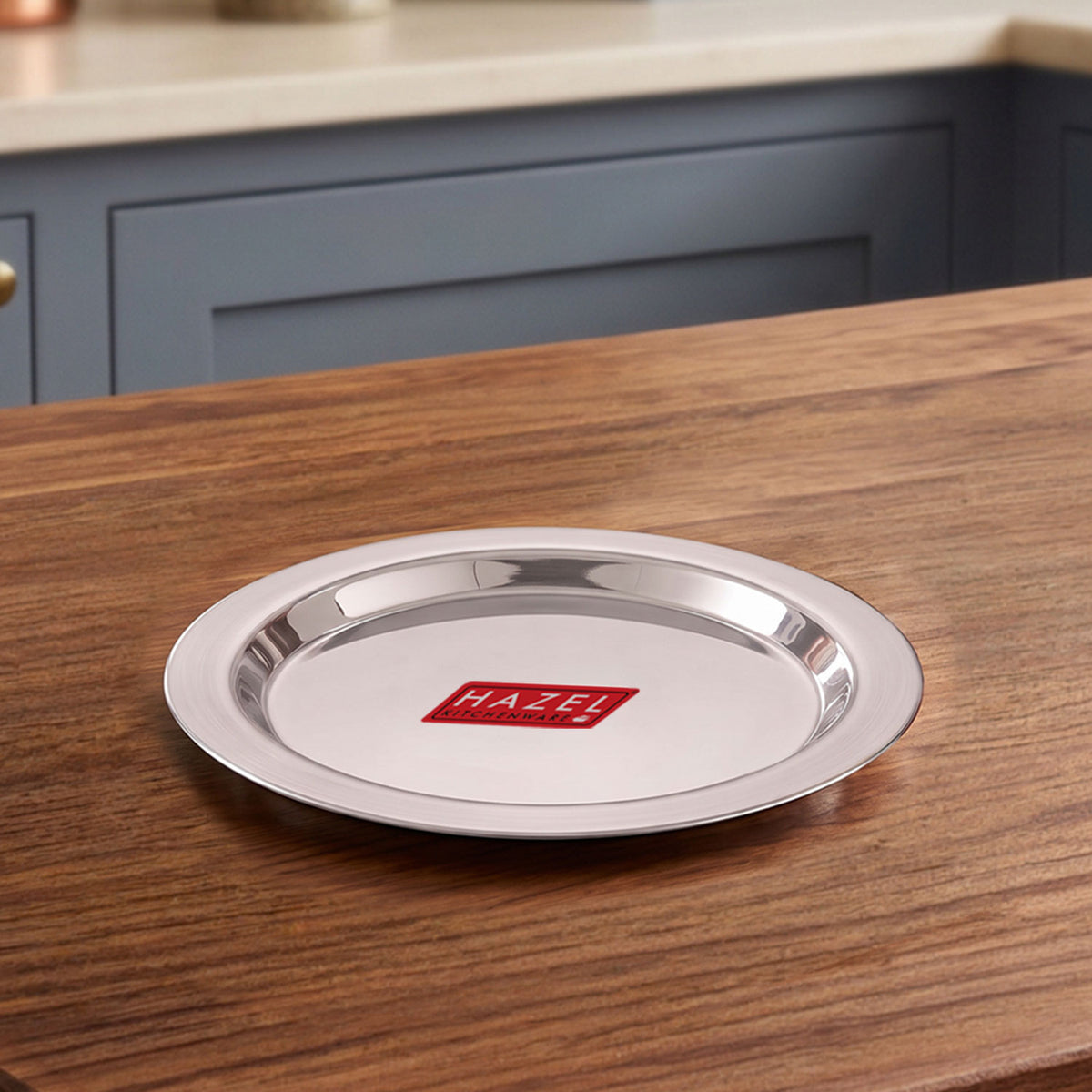 Stainless Steel Lid for Kadhai, Urli, Tope Cover, 18.4 Cm