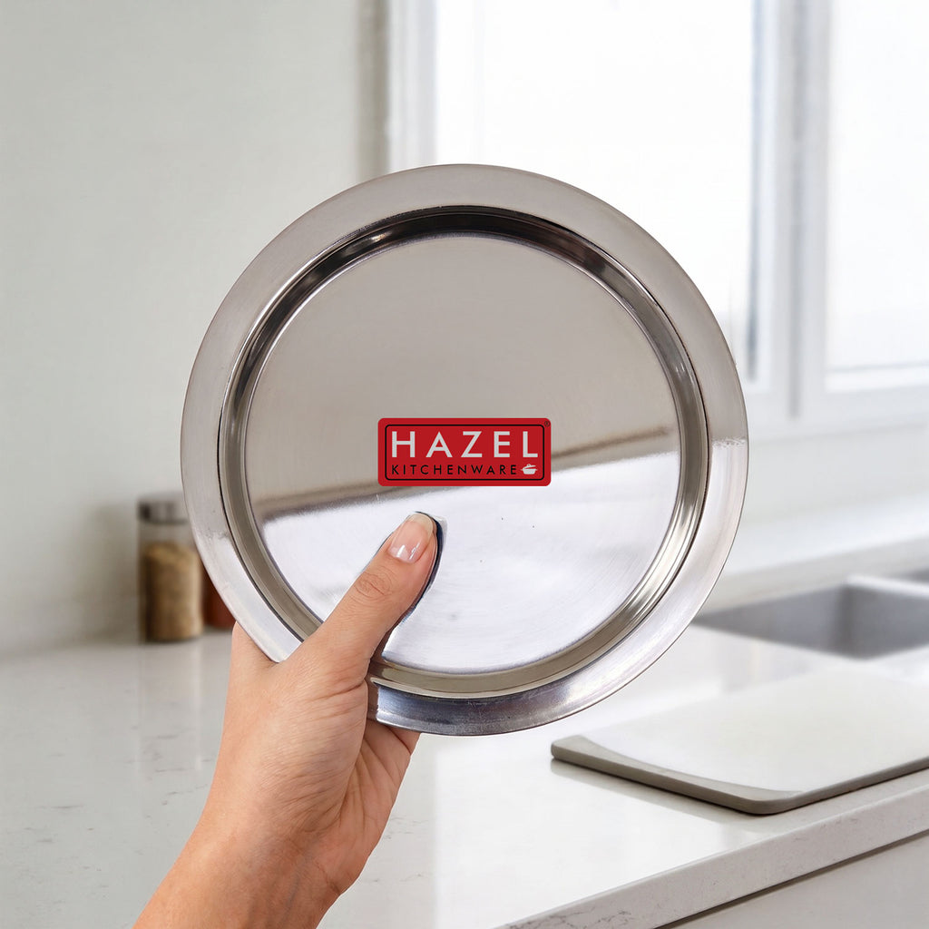 Stainless Steel Lid for Kadhai, Urli, Tope Cover, 20.8 Cm