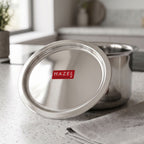 Stainless Steel Lid for Kadhai, Urli, Tope Cover, 21.9 Cm