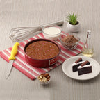 Aluminium Non Stick Cake Mould, Round Baking Tin, 6 Inch, Red