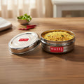 Stainless Steel Round Masala Container, 250ml