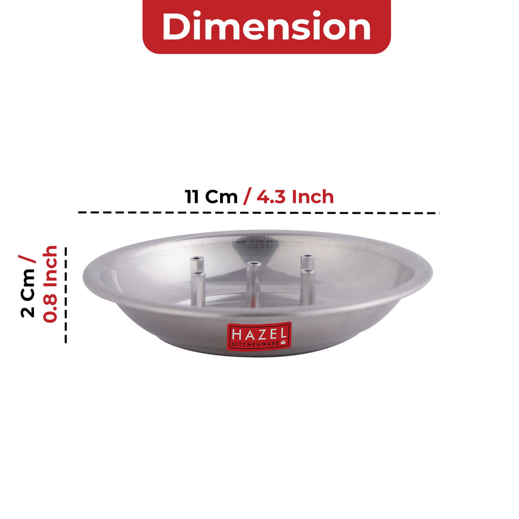 Agarbatti Stand with Ash Catcher With 5 Holes, (11 x 2 cm)
