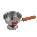 Stainless Steel Dhoop Dani with Handle, 11 × 6.5 cm