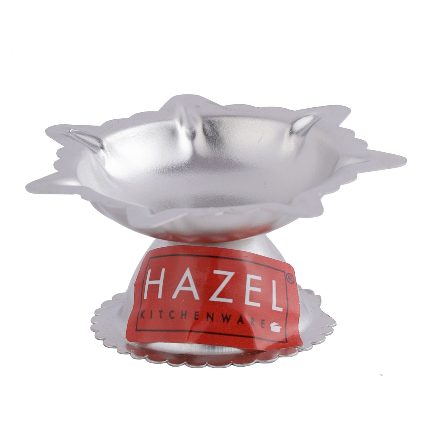 Stainless Steel 7 Wati Puja Diya, Saptawati Deepak, 5 x 3 cm