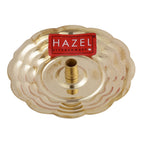 Brass Dhoop Stand for Puja, Incense Stick Holder with Ash Catcher, 8 cm
