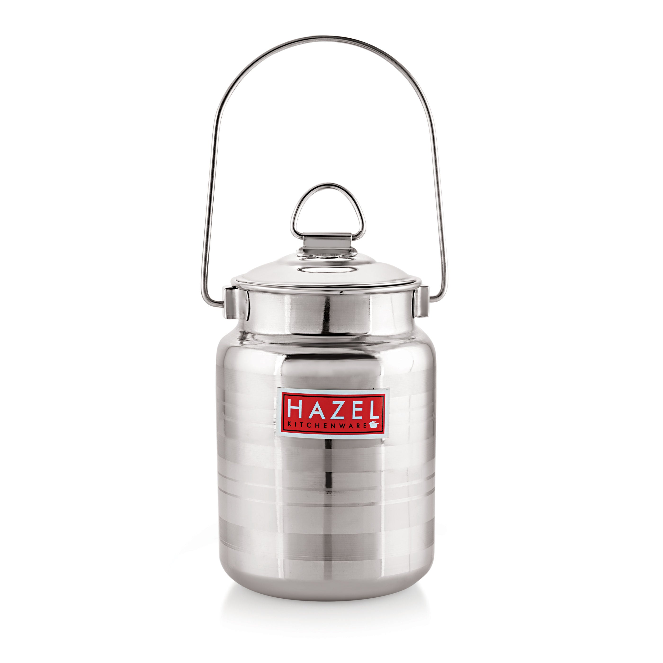 Stainless Steel Multipurpose Oil Ghee Milk Container, 5000 ml, Silver