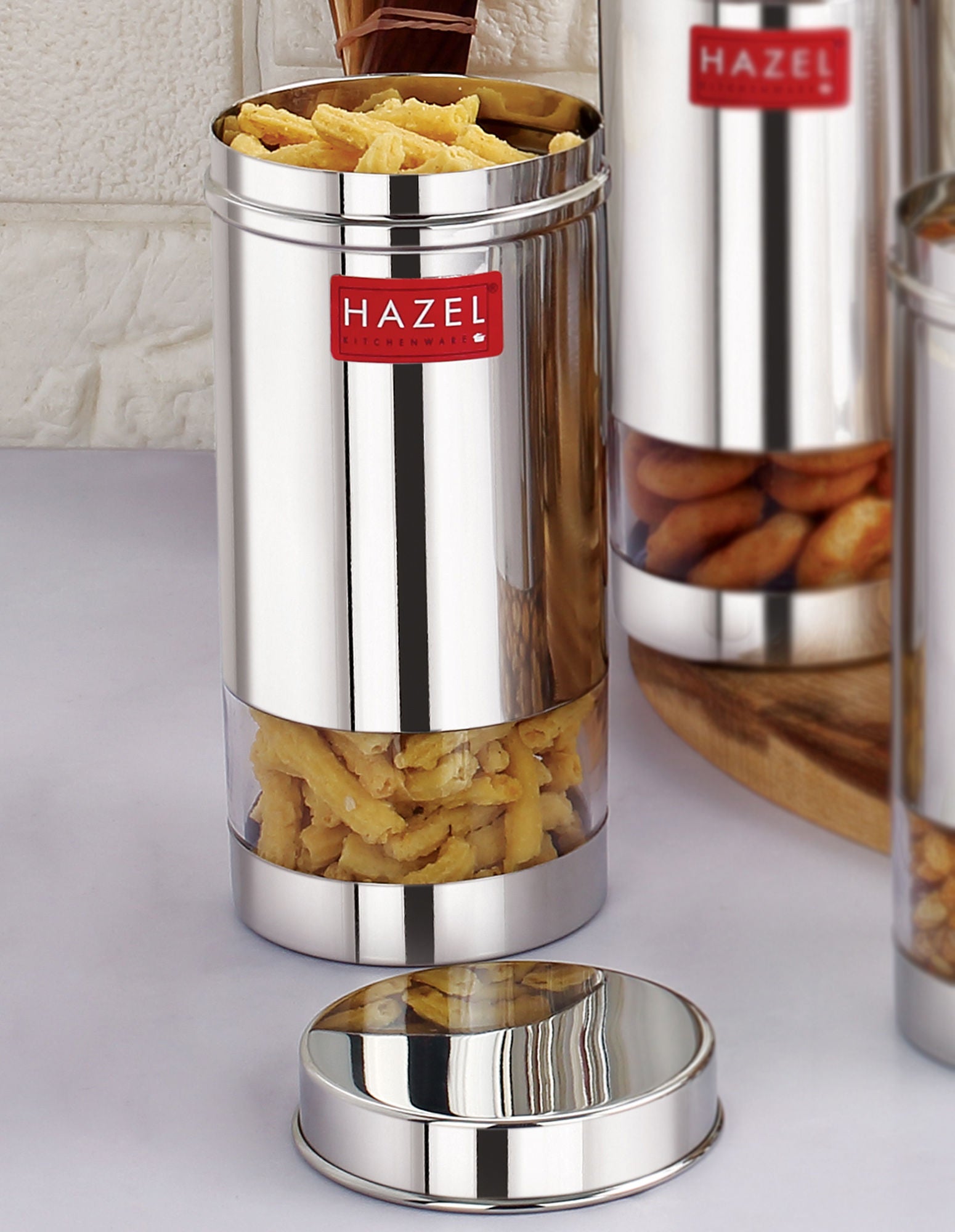Stainless Steel See Through Storage Container 500 ml, Fridge Kitchen Box
