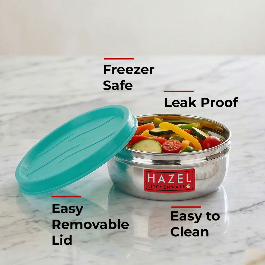 Mini Stainless Steel Airtight Container – 150 ML