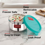 Stainless Steel Airtight Container – 250 ML | Fridge Organizer