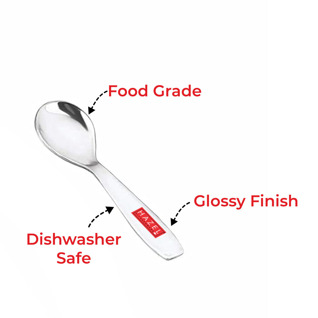 Stainless Steel Soup Spoon, Round