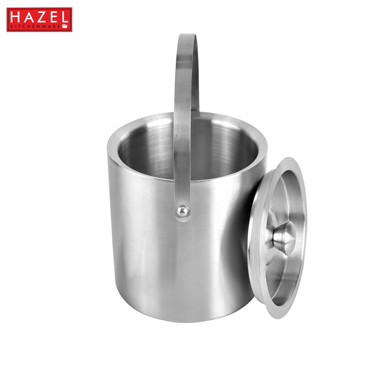 Stainless Steel Ice Bucket with Handle, Beer & Wine Chiller, 1100 ml