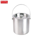 Stainless Steel Ice Bucket with Handle, Beer & Wine Chiller, 1100 ml