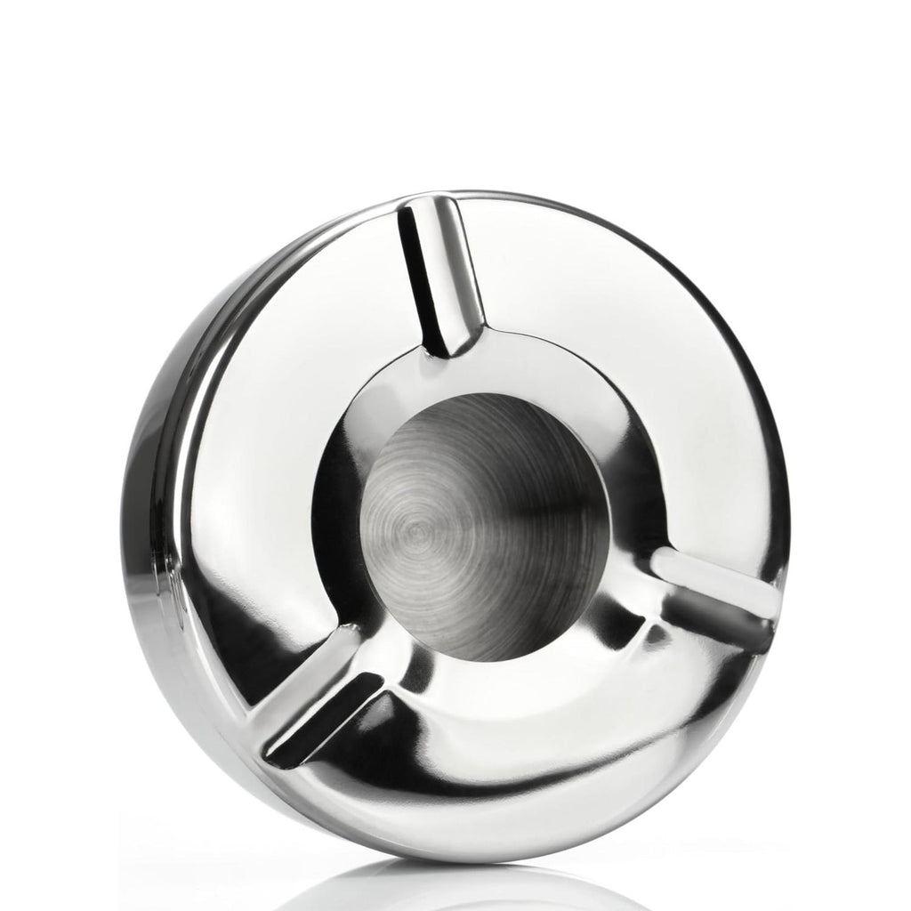 Stainless Steel Ashtray with Lid, Windproof Cigarette Ash Tray