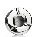 Stainless Steel Ashtray with Lid, Windproof Cigarette Ash Tray