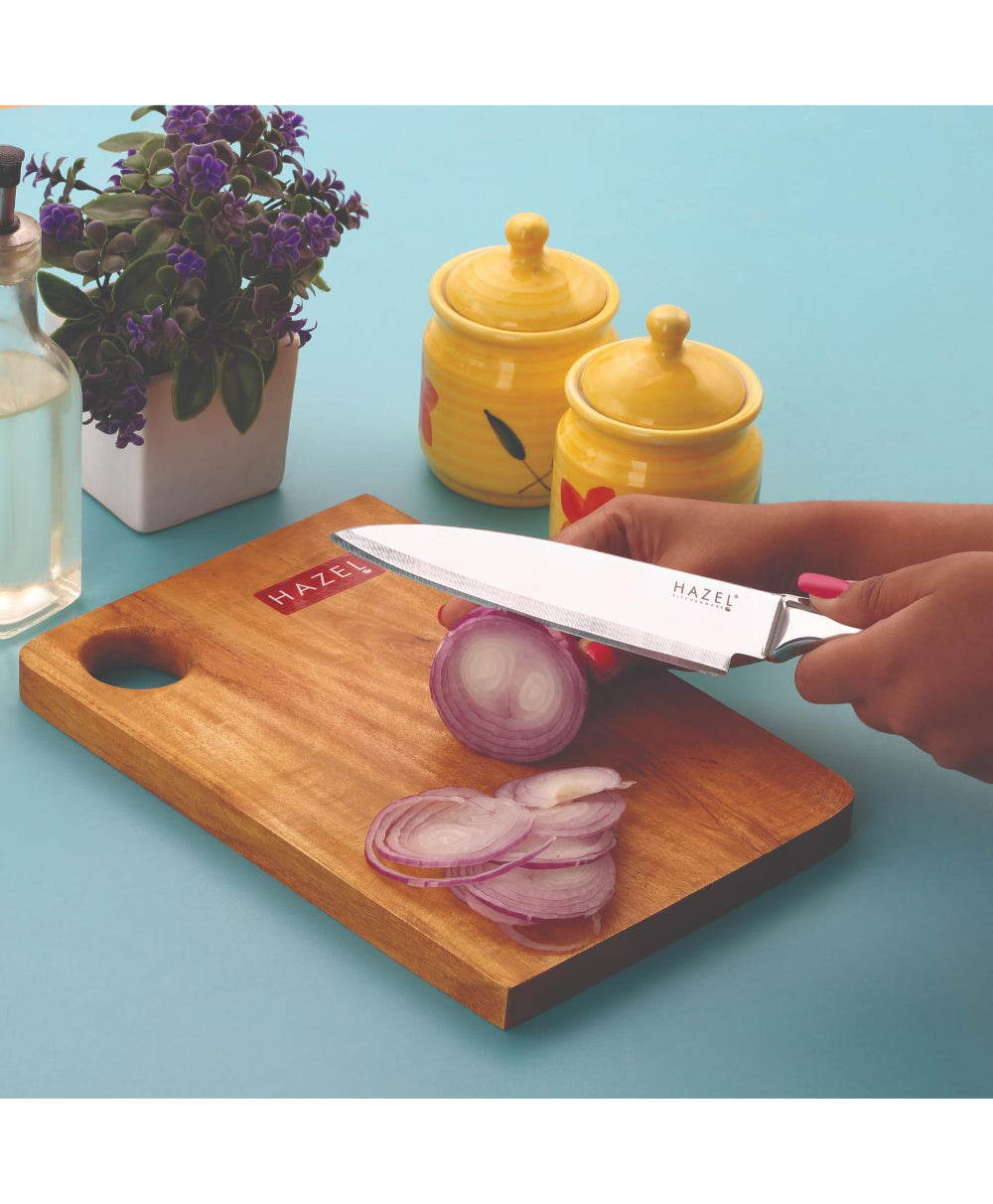 Stainless Steel Chef Knife, Sharp Kitchen Knife for Fruits & Vegetables