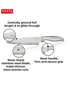 Stainless Steel Chef Knife, Sharp Kitchen Knife for Fruits & Vegetables