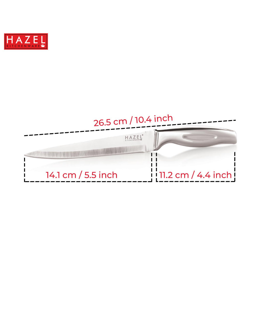 Stainless Steel Sharp Paring Knife for Kitchen, Kitchen Knife with Handle, Silver